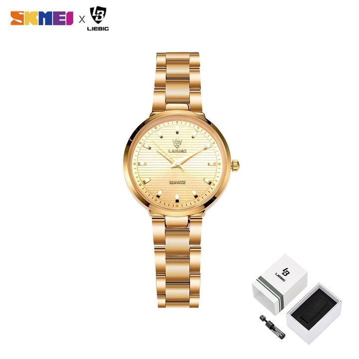 Aayat Mart 0 1 For women Box 2020 Luxury Women’s Watch Clock Ladies Quartz Watches Clock 30M Waterproof Female Wristwatch Relogio Feminino Montre Femme L1012