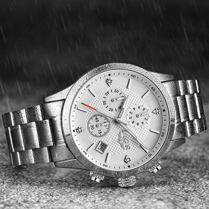 Aayat Mart 0 2022 LIGE Men Watches Top Luxury Brand Sport Quartz Watch Men Chronograph Waterproof Wrist Watch Man Stainless Steel Date Clock