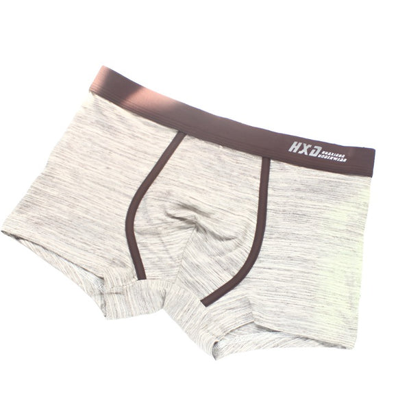 Solid color boxer briefs Sports men's modal cotton tide male boxer shorts Huaxi pants - Aayat Mart