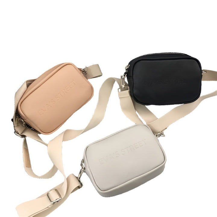 Aayat Mart 0 Aliwood Brand Women's Shoulder Bags Simple Flap Designer Leather Embossed Letters Messenger Bags Handbags Females Crossbody Bag