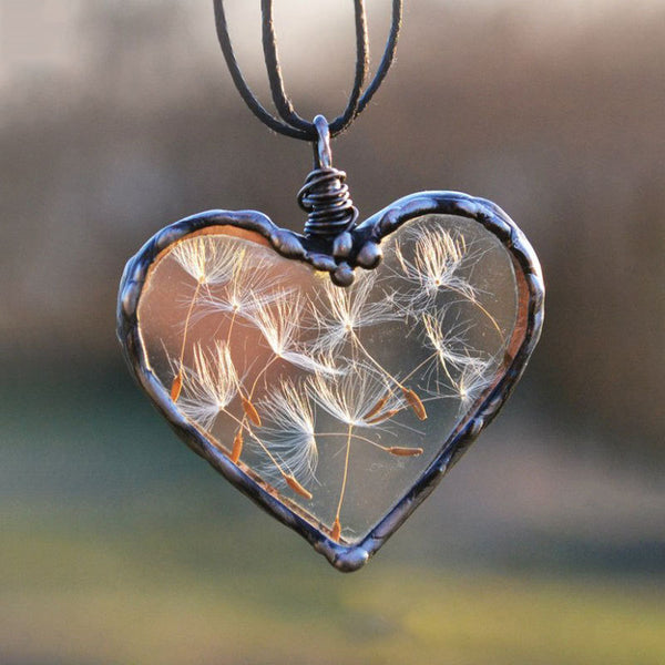 Creative Dandelion Love Wish Necklace - Aayat Mart