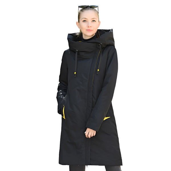 Aayat Mart Winter Collection Black / 3XL Large Winter Jackets For Women Long Jacket Outdoor Black