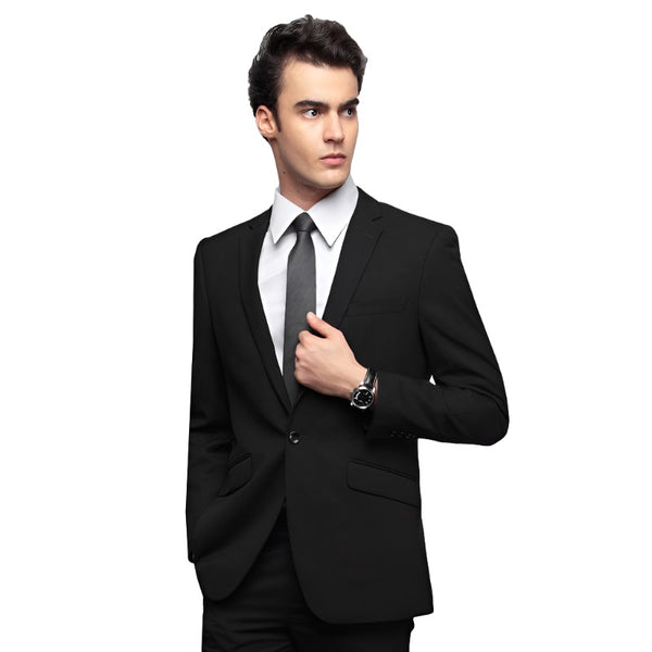 Aayat Mart Male Suits Black / 48 Formal groom dress