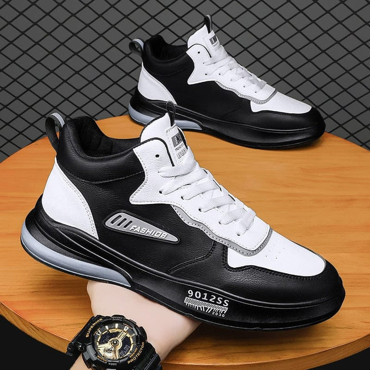 Aayat Mart Black 9935 / 39 CRLAYDK Luxury Men's Shoes Casual Low Top Male Sneakers Leather Outdoor Walking Fashion Students Running Designer Tennis Flat