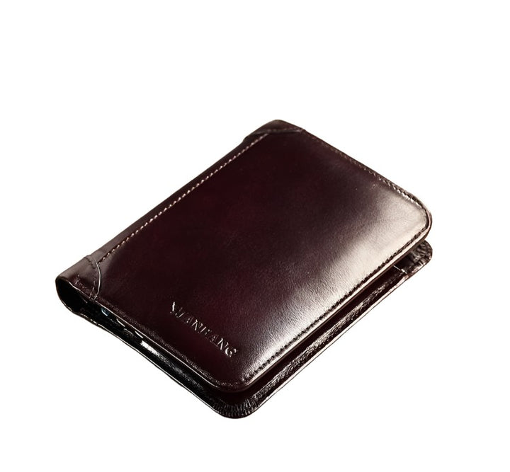 Aayat Mart 0 Brown ManBang High Quality Classic Style Wallet  Leather Men Wallets Short Male Purse Card Holder Wallet Men Prevent RFID Hot wallets