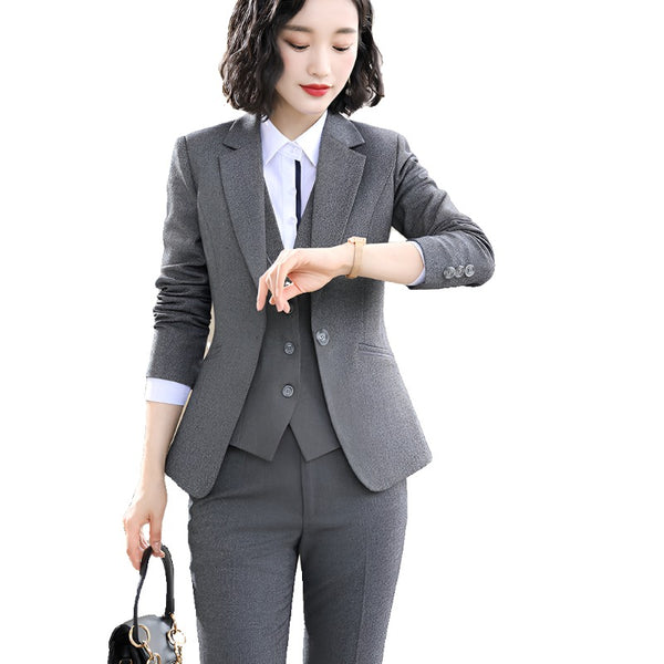 Professional Suit Women Autumn New Professional Wear Vest