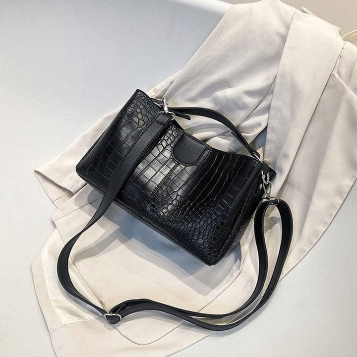 Aayat Mart 0 Fashion Animal Prints Shoulder Bag PU Leather Handbag Designer Crossbody Bags For Women Bucket Messenger Bags