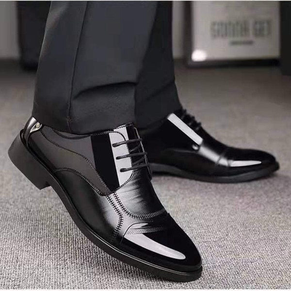 Aayat Mart Male Shoes Luxury Business Oxford Leather Shoes Men Breathable Rubber Formal Dress Shoes Male Office Wedding Flats Footwear Mocassin Homme