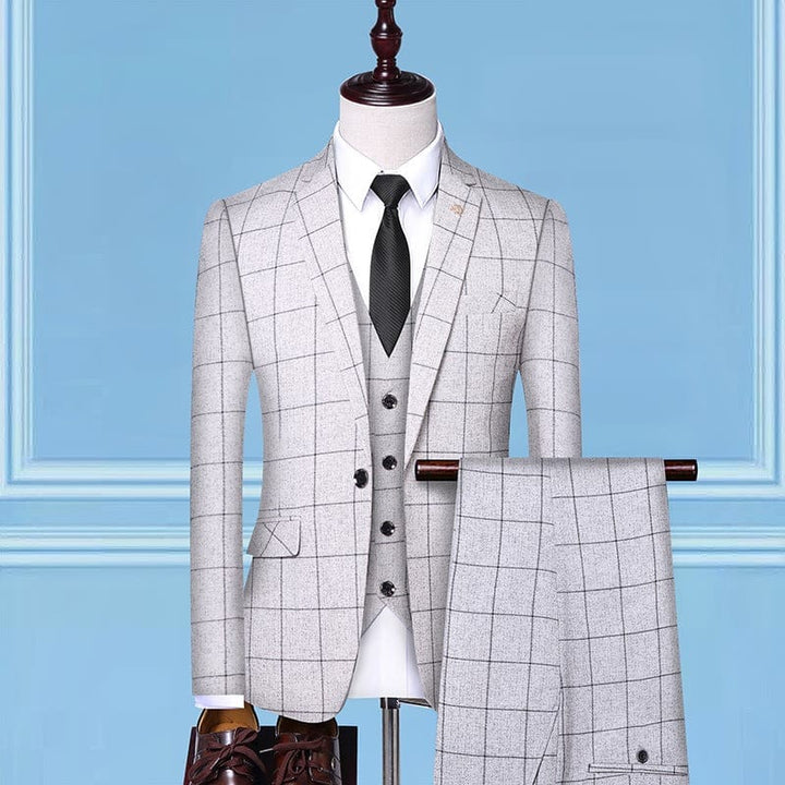 Aayat Mart Male Suits Men'sSuits, Checkered Suits, Three-Piece Suits, Work Suits, Professional Suits, Men's Clothing Trends