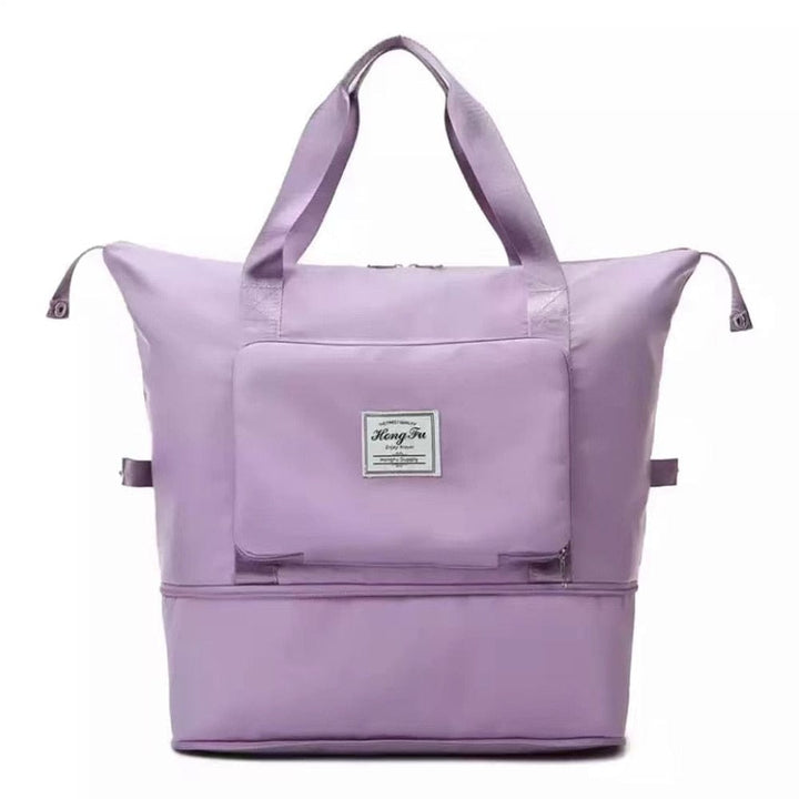 Aayat Mart 0 purple Folding Travel Bags Waterproof Tote Travel Luggage Bags for Women 2022 Large Capacity Multifunctional Travel Duffle Bags Handbag