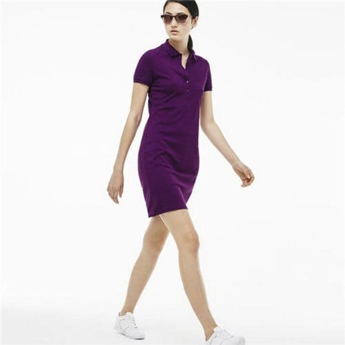 Aayat Mart 0 Purple / S Polo Dress Shirt Women 2022 Luxury Brand Casual Mini Dresses T Shirt Femal Summer Turn Down Collar Short Sleeve Ladies Vestidos