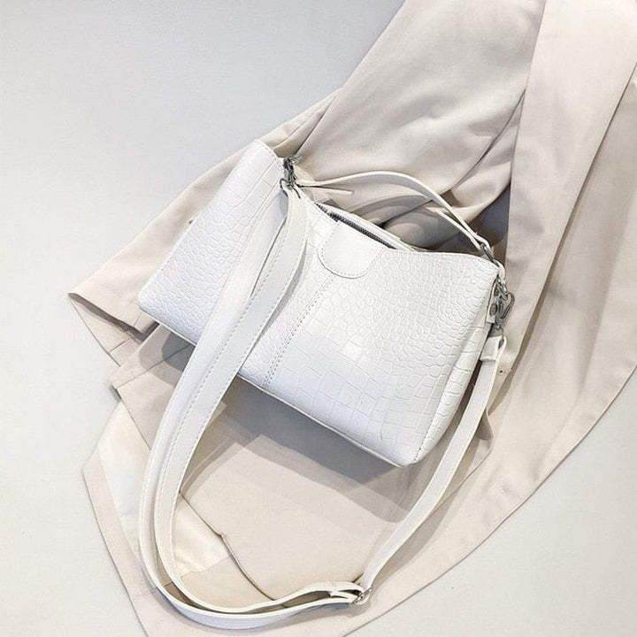 Aayat Mart 0 white / 27x17x10cm Fashion Animal Prints Shoulder Bag PU Leather Handbag Designer Crossbody Bags For Women Bucket Messenger Bags