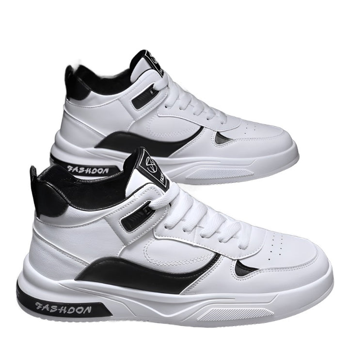 Aayat Mart White Black 70-2 / 39 CYYTL Shoes For Men Casual Leather Platform Male Sneakers Outdoor Running Non Slip Fashion Designer Luxury Student Four Season