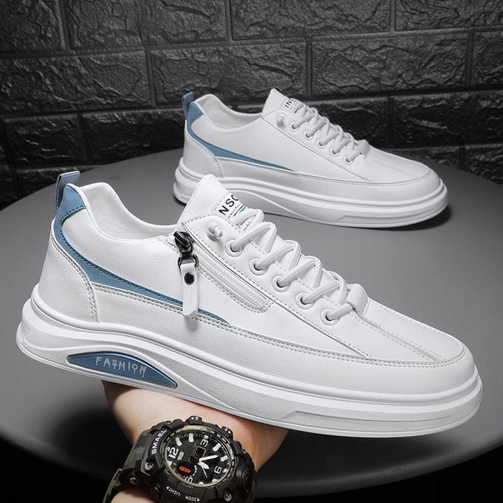 Aayat Mart White Blue 22-13 / 39 CYYTL Shoes For Men Casual Leather Platform Male Sneakers Outdoor Running Non Slip Fashion Designer Luxury Student Four Season