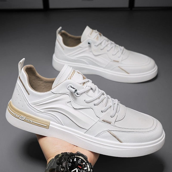Aayat Mart White Khaki 508 / 39 CYYTL Shoes For Men Casual Leather Platform Male Sneakers Outdoor Running Non Slip Fashion Designer Luxury Student Four Season