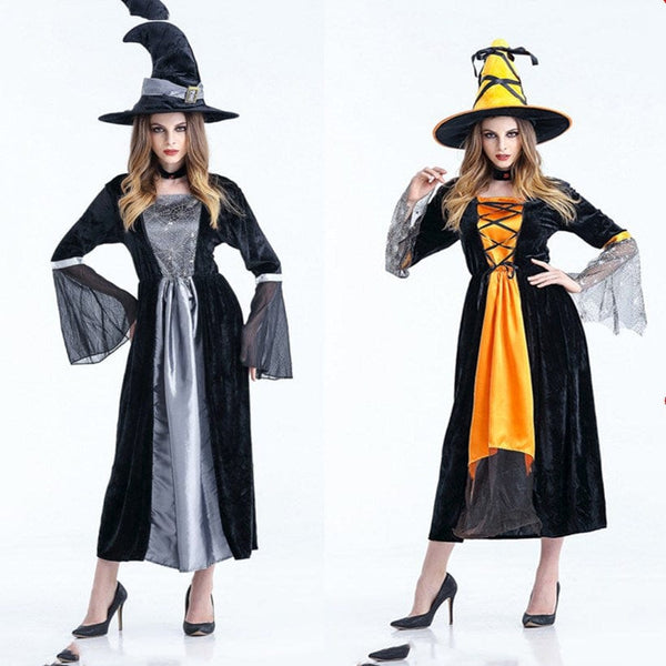 Aayat Mart costumes Women Scary Witch Costumes Adult Sorceress Cosplay Costume For Halloween Carnival Fancy Dress Women Magic Moment Costume