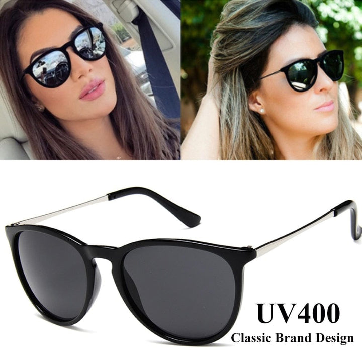 Aayat Mart 0 ZXWLYXGX   Retro Male Round Sunglasses Women Men Brand Designer Sun Glasses For Lady Alloy Mirror  Oculos De Sol